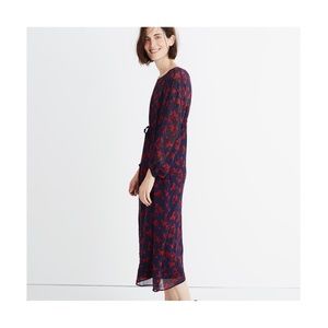 (SOLD) Madewell | Silk Magical Dress in Vintage Rose